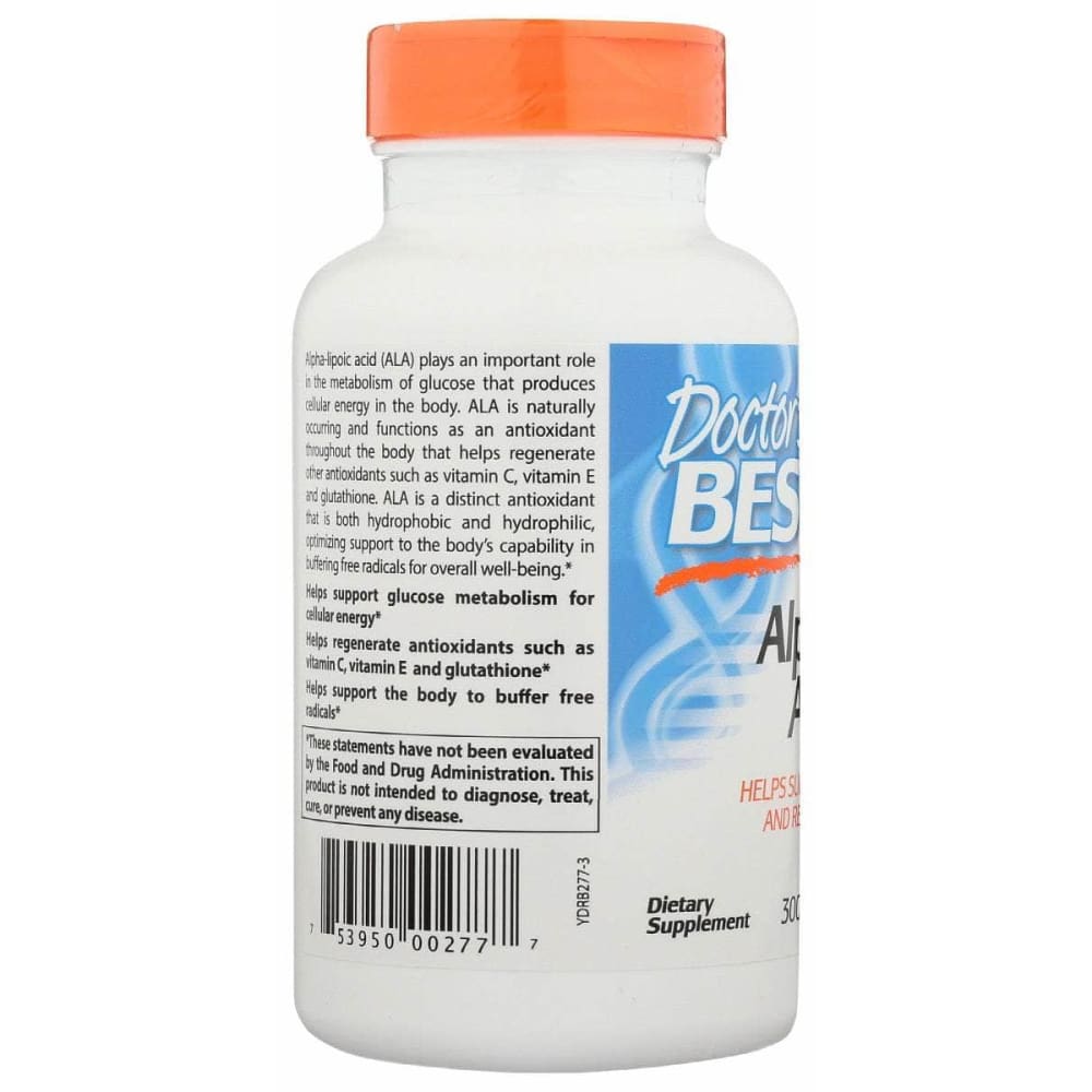 Doctors Best Alpha Lipoic Acid 300Mg, 180 Vc ShelHealth