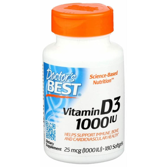 DOCTORS BEST Doctors Best Vitamin D3 1000Iu, 180 Sg