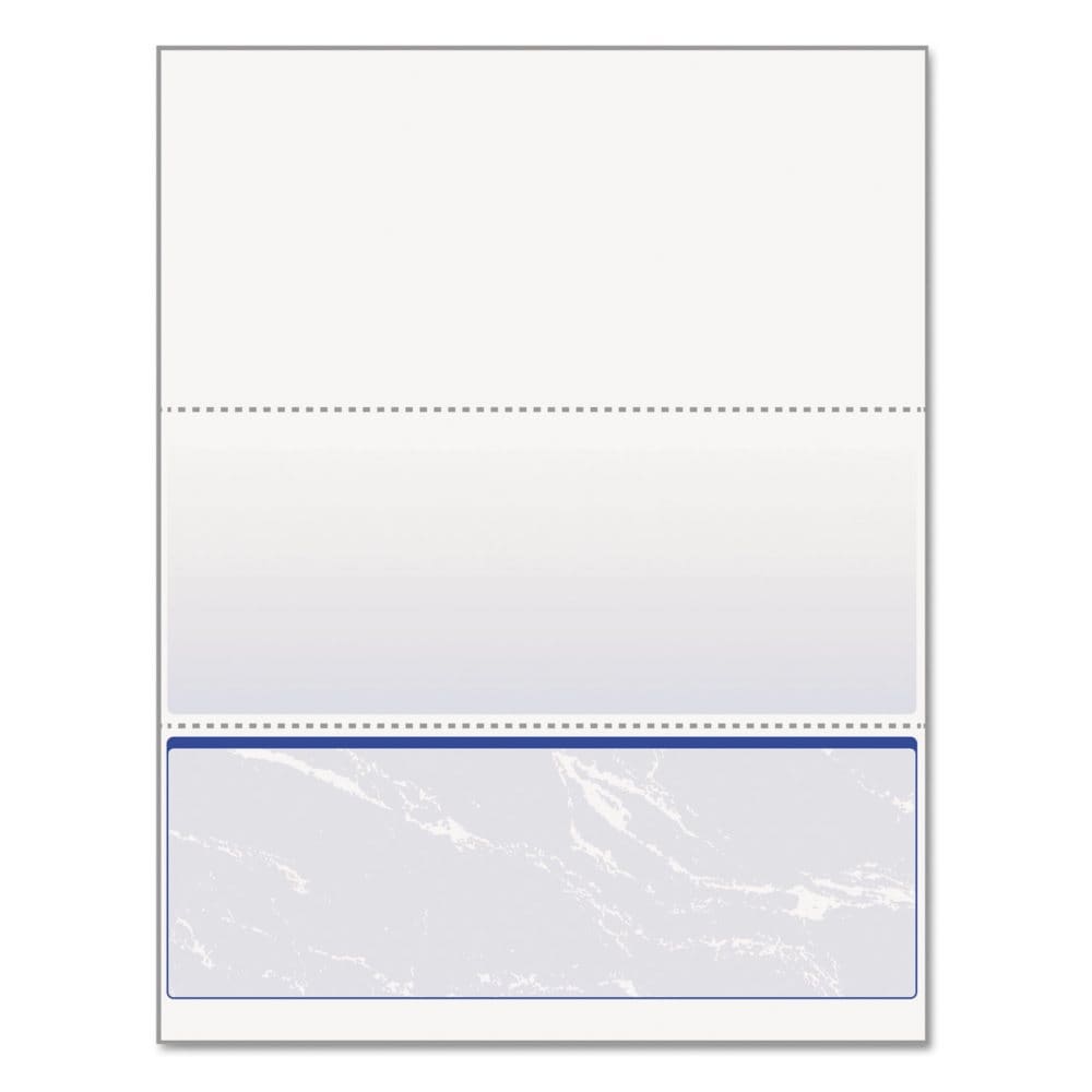DocuGard - DocuGard Standard Security Marble Business Bottom Check 24 lb Letter - 500/RM - Business & Time Cards - DocuGard