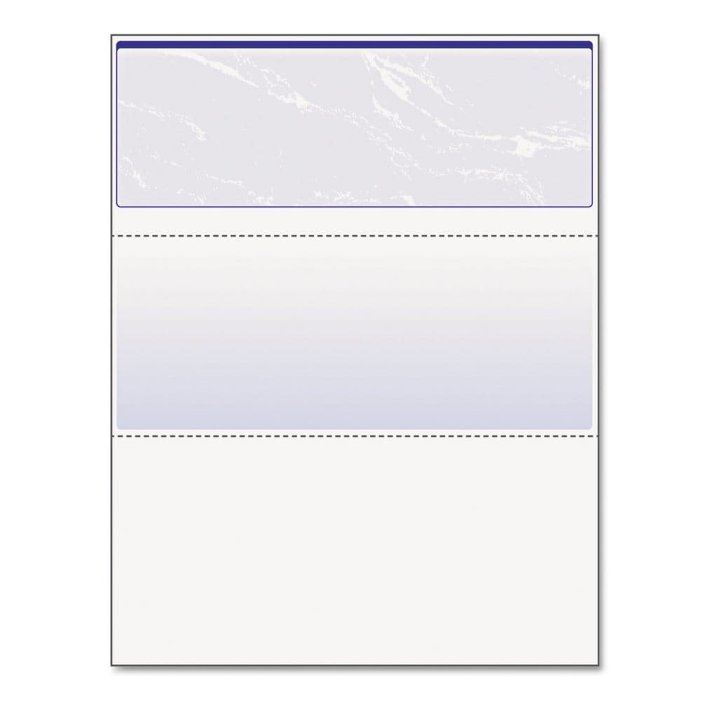 DocuGard Standard Security Marble Business Top Check 24 lb 8-1/2 x 11 - 500/RM - Business & Time Cards - DocuGard