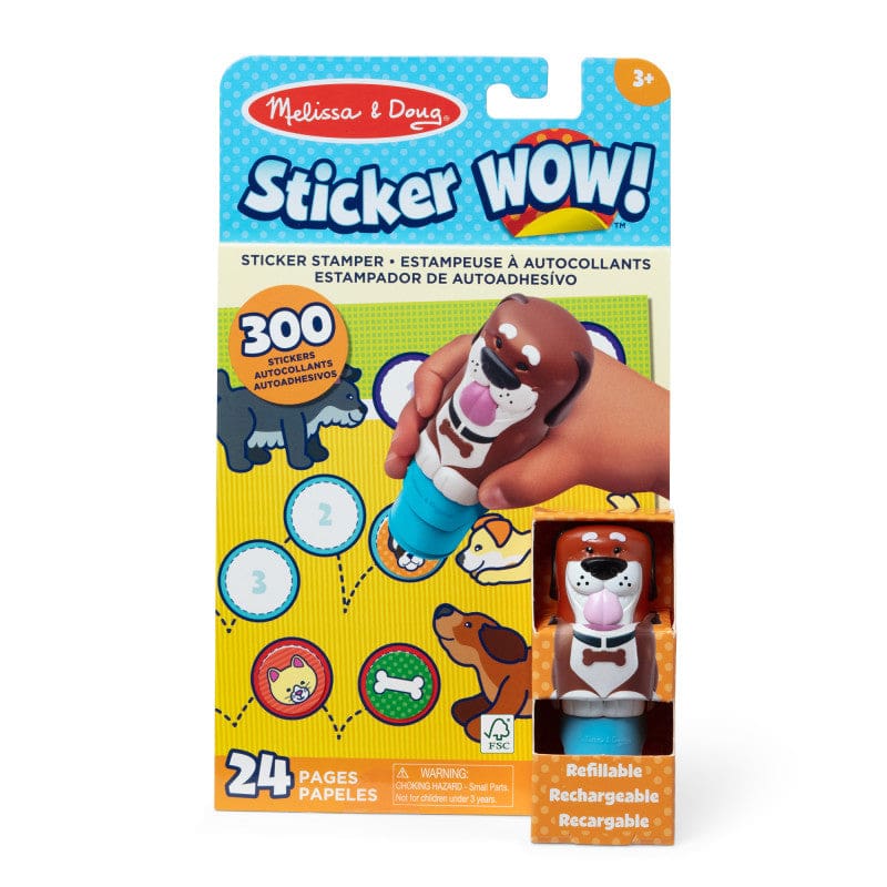 Dog Activity Pad Set Sticker Wow (Pack of 3) - Art Activity Books - Melissa & Doug