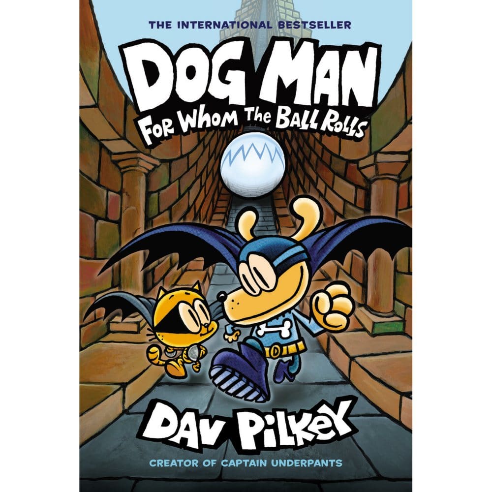 Dog Man: For Whom the Ball Rolls - Kids Books - Dog
