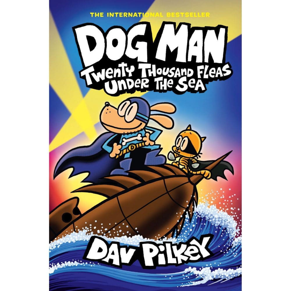 Dog Man: Twenty Thousand Fleas under the Sea - Kids Books - Dog