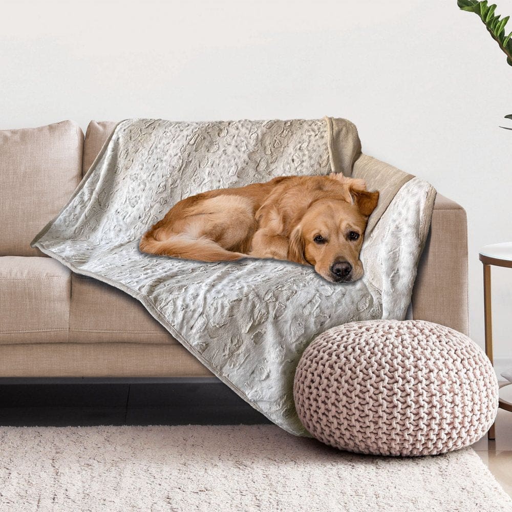 Doggy Decor Waterproof Pet Throw Blanket 50 x 60 (Choose Color) - New Items - ShelHealth