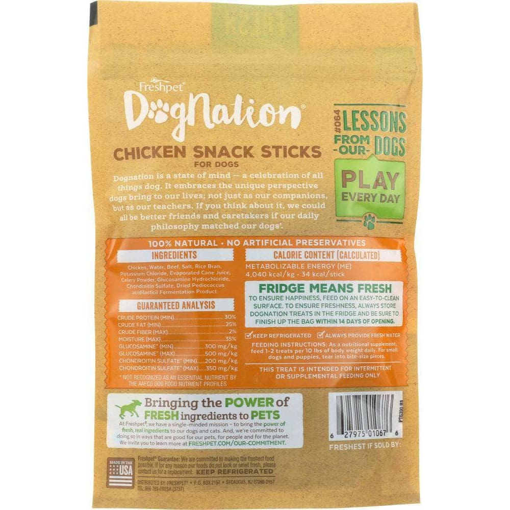 Dognation Dognation Chicken Snack Sticks for Dogs, 4.25 oz