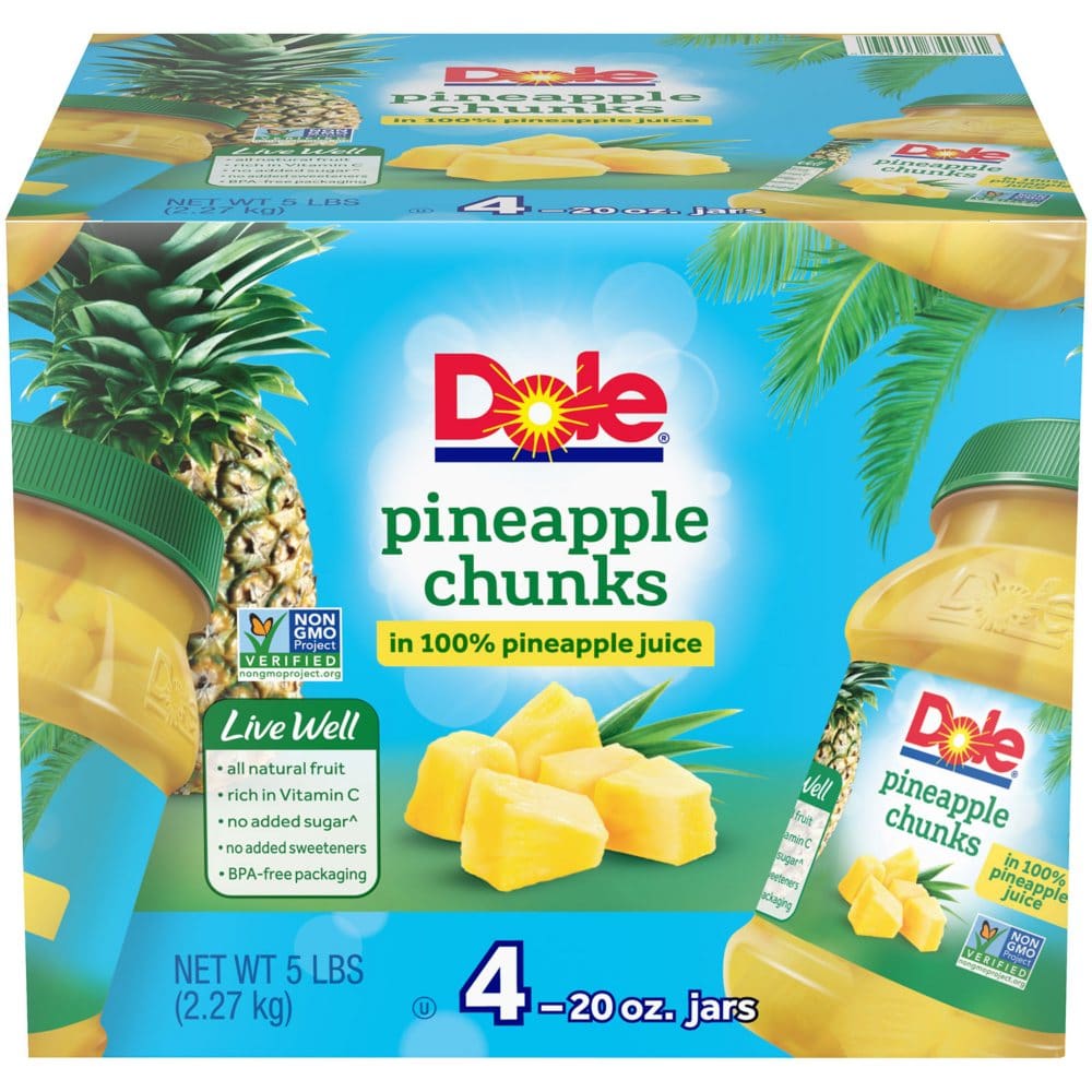 Dole Pineapple Chunks (20 oz. 4 ct.) - Canned Foods & Goods - Dole Pineapple