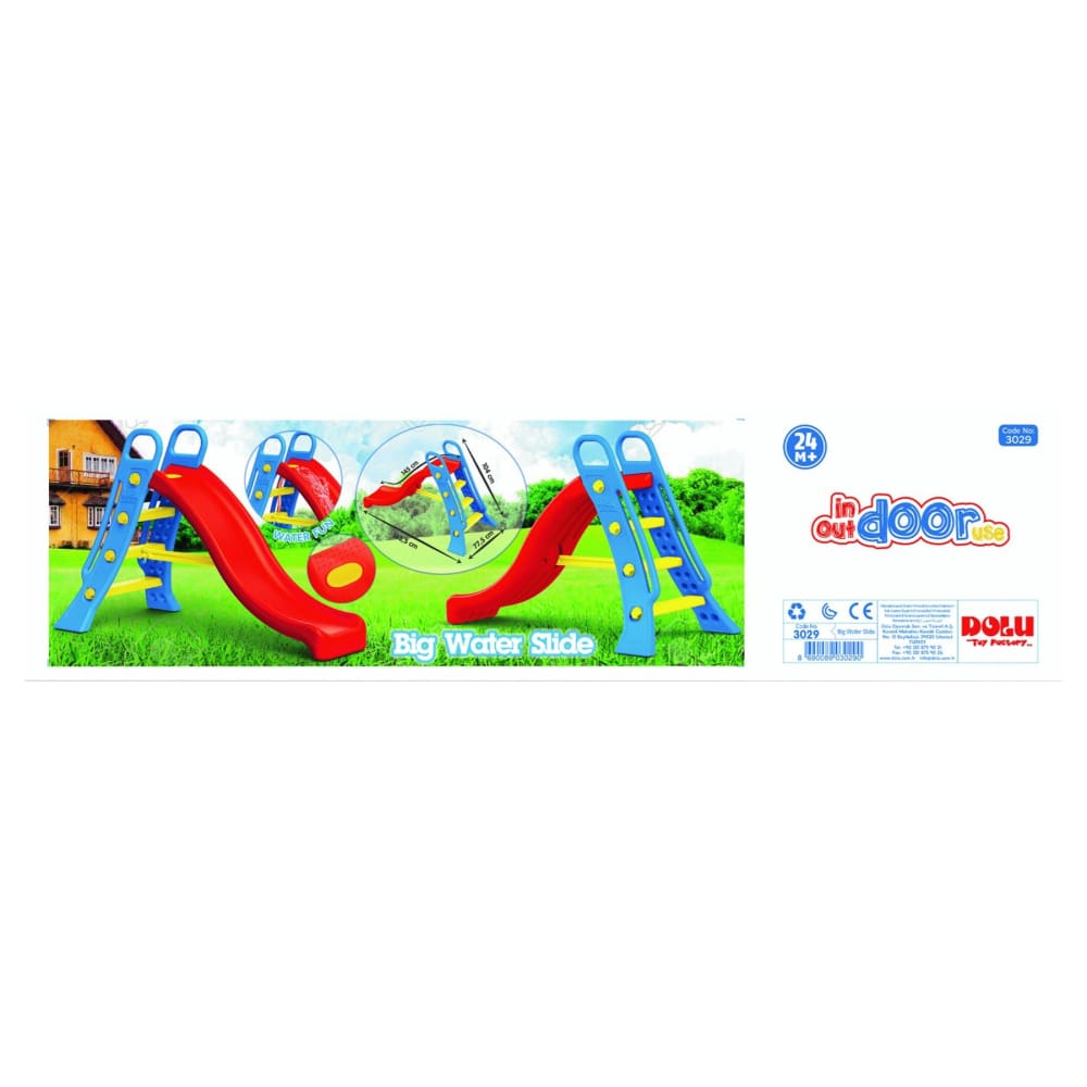 Dolu Toys Big Plastic Water Slide - Home/Toys/Outdoor Play/Backyard & Patio Toys/ - Unbranded