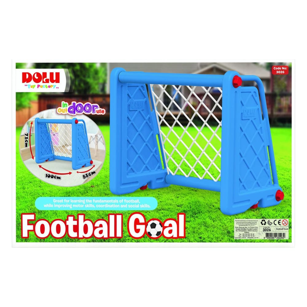 Dolu Toys Childrens Plastic Indoor/Outdoor Soccer Goal - Dolu