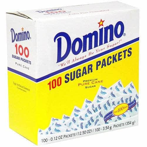 DOMINO DOMINO Sugar Packet 100Ct, 12.5 oz