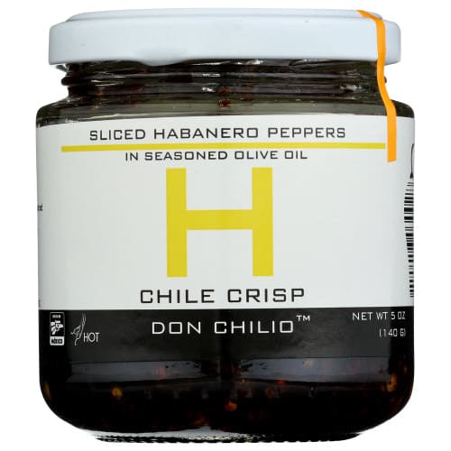 DON CHILIO: Sliced Habanero Peppers Chile Crisps 5 oz (Pack of 4) - Grocery > Pantry > Condiments - Don Chilio