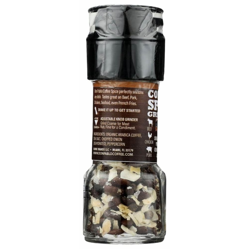 DON PABLO Grocery > Cooking & Baking > Seasonings DON PABLO: Peppercorn Coffee Chopped Onion Sea Salt Spice Grinder, 1.3 oz