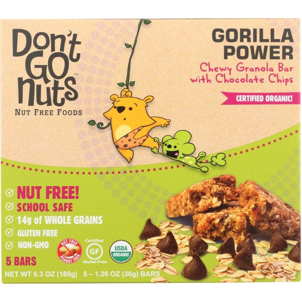 Dont Go Nuts Dont Go Nuts Gorilla Power Chewy Granola Bars 5-1.26oz, 6.3 oz