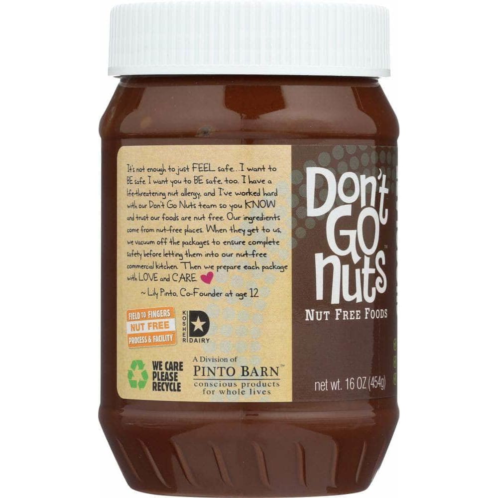 Dont Go Nuts Dont Go Nuts Soy Butter Chocolate Organic, 16 oz