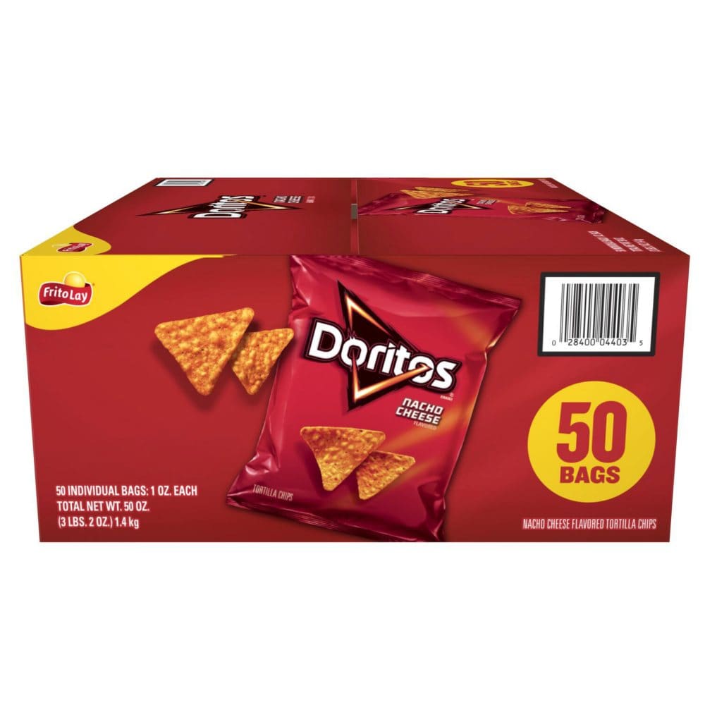 Doritos Nacho Cheese Tortilla Chips, (1 oz., 50 ct.) ShelHealth