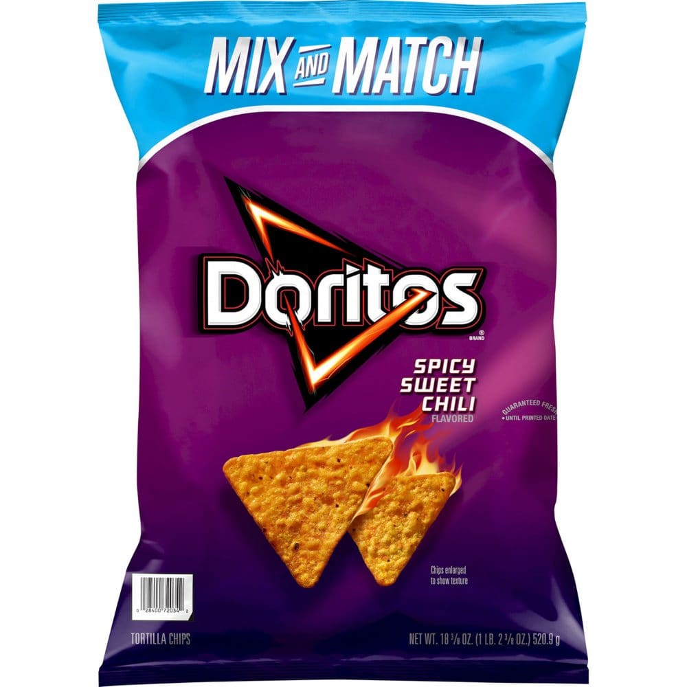 Doritos Spicy Sweet Chili Tortilla Chips (18.38 oz.) (Pack of 2) - Snacks Under $10 - Doritos