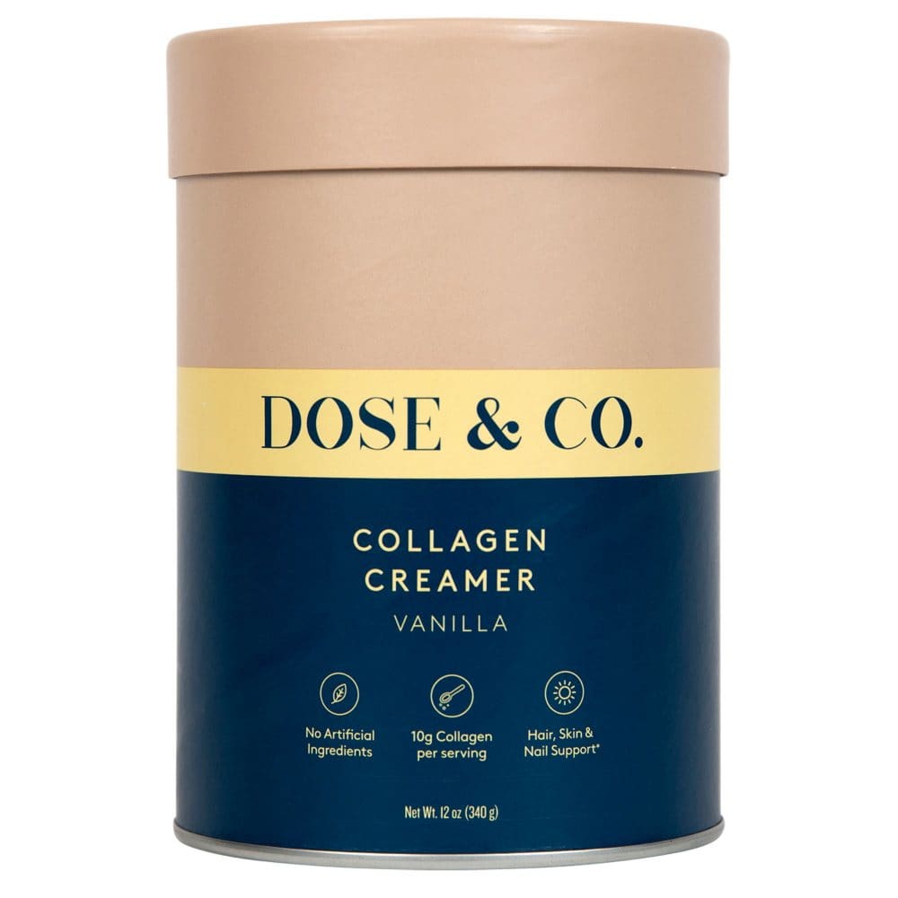 Dose & Co. Collagen Creamer Vanilla (12 oz.) - Creamers - Dose