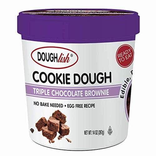 DOUGHLISH Grocery > Snacks > Cookies > Cookies DOUGHLISH: Ss Ckie Dough Choc Brwni, 14 oz