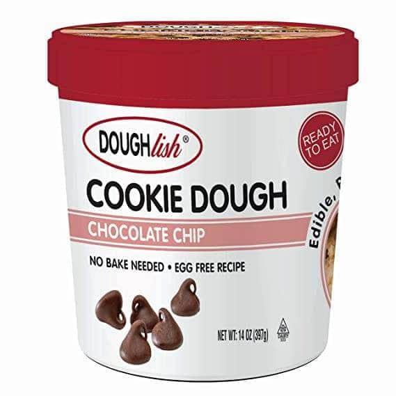 DOUGHLISH Grocery > Snacks > Cookies DOUGHLISH: Ss Ckie Dough Choc Chip, 14 oz