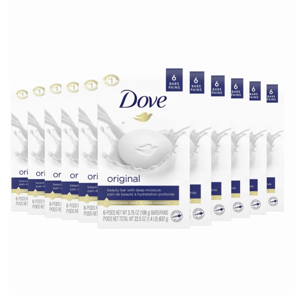 Dove Beauty Bar Soap White - 3.75 Oz 6 Ea - 12 Pack - Bar Soap - dove
