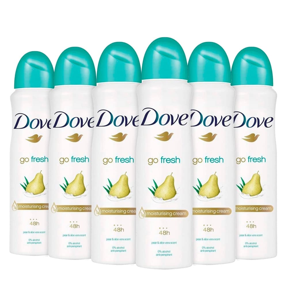 Dove Deodorant Pear & Aloe Vera 150 ml / 5.07 - 6 Pack - Deodorant - Dove
