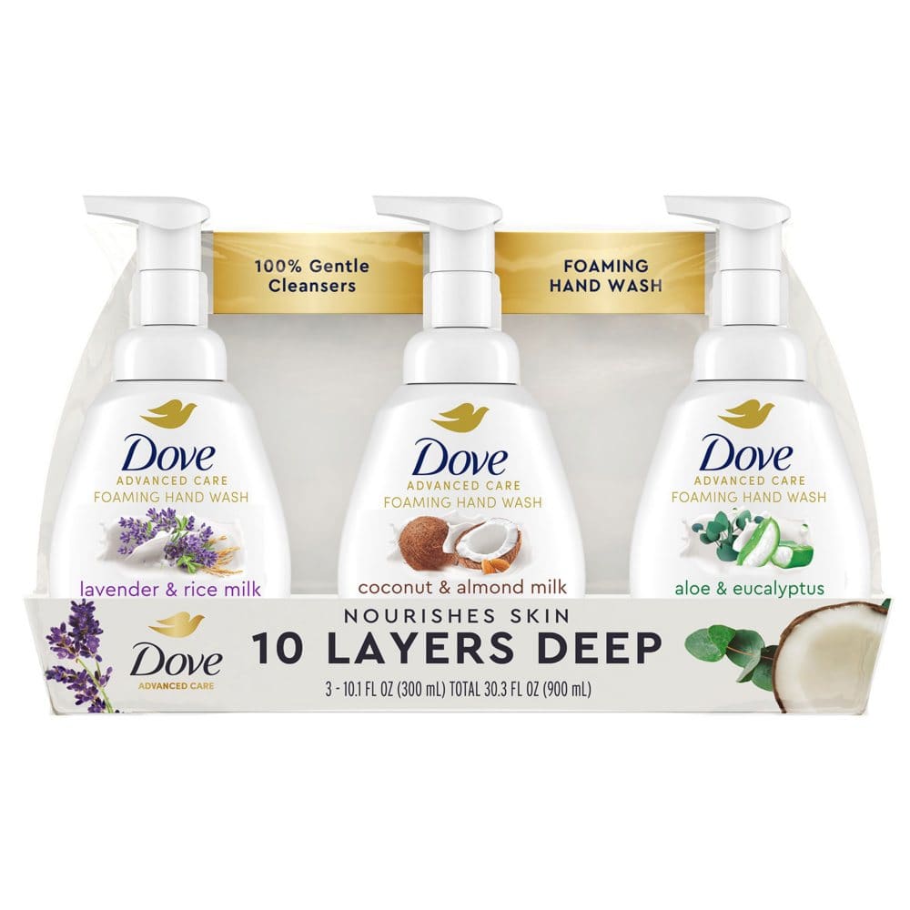 Dove Liquid Foam Hand Wash Variety Pack (10.1 fl. oz. 3 pk.) - New Items - Dove