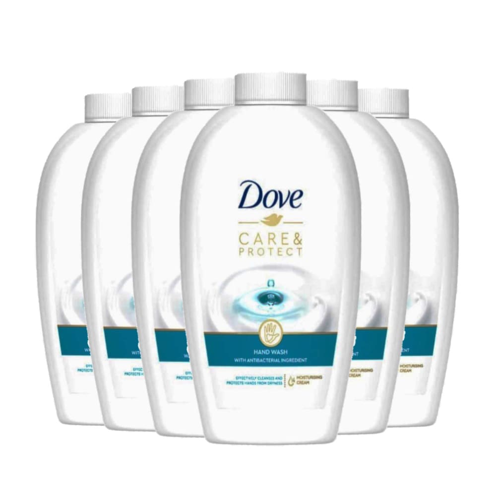 Dove Liquid Hand Wash Care & Protect - 250 ml/ 8.45 Oz Each - 6 Pack - Liquid Hand Wash - Dove
