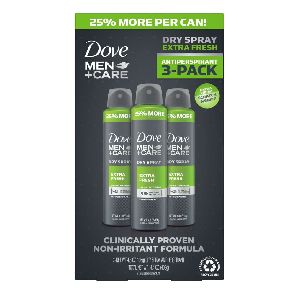 Dove Men + Care Extra Fresh Deodorant 3 ct. - Dove