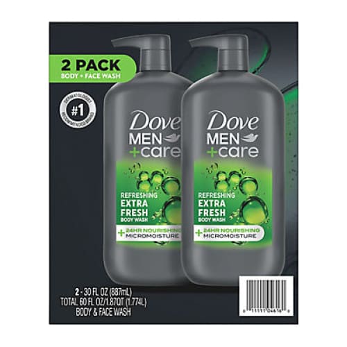 Dove Men+Care Extra Fresh Body & Face Wash 2 pk./30 oz. - Home/Seasonal/Fathers Day/Father’s Day Gifts/ - Dove