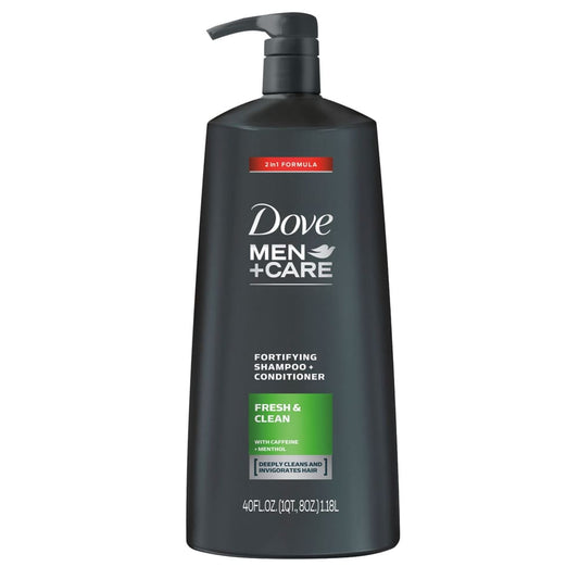 Dove Men+Care Fresh and Clean 2-in-1 Shampoo and Conditioner 40 oz. - Dove