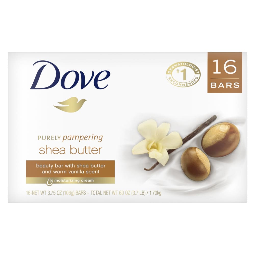 Dove Purely Pampering Beauty Bar 16 ct. - Dove