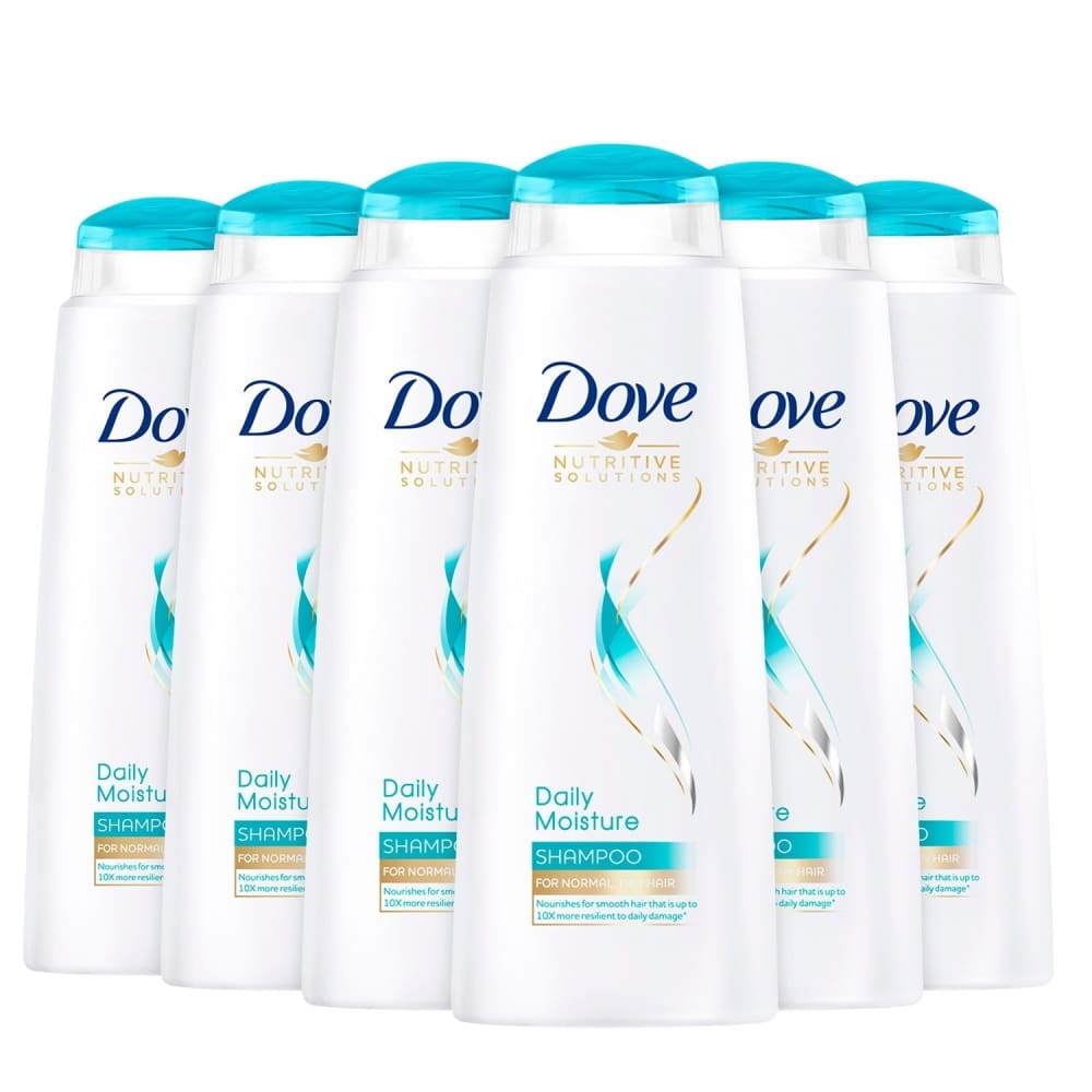 Dove Shampoo Hair Therapy Daily Moisture 400 ml - 6 Pack - Shampoo & Conditioner - Dove