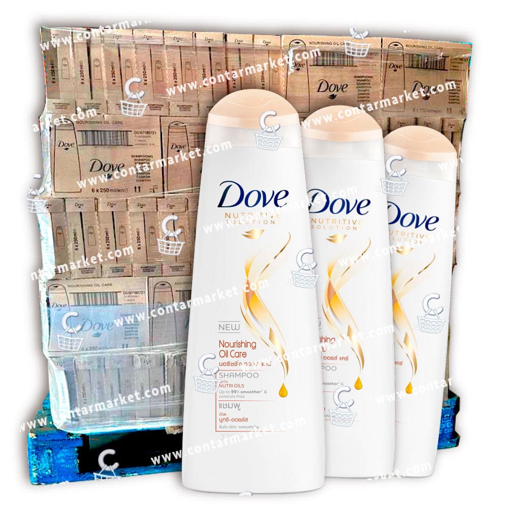 Dove Shampoo Nourishing Oil Care 250 ml/ 8oz - 1200 untis 200 boxes - Pallet - Shampoo - Dove