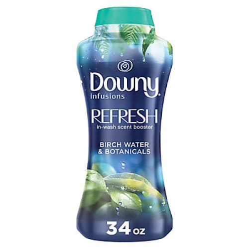 Downy Infusions In-Wash Scent Booster Beads 34 oz. - Refresh Birch Water & Botanicals - Home/ - Downy