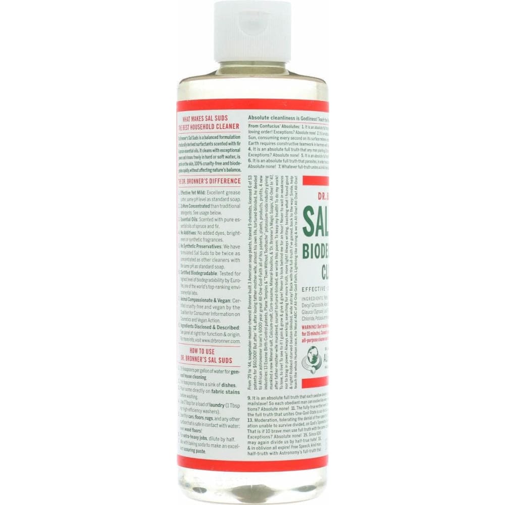 DR BRONNER Home Products > Cleaning Supplies DR BRONNER: Sal Suds Cleaner Biodegradle, 16 oz