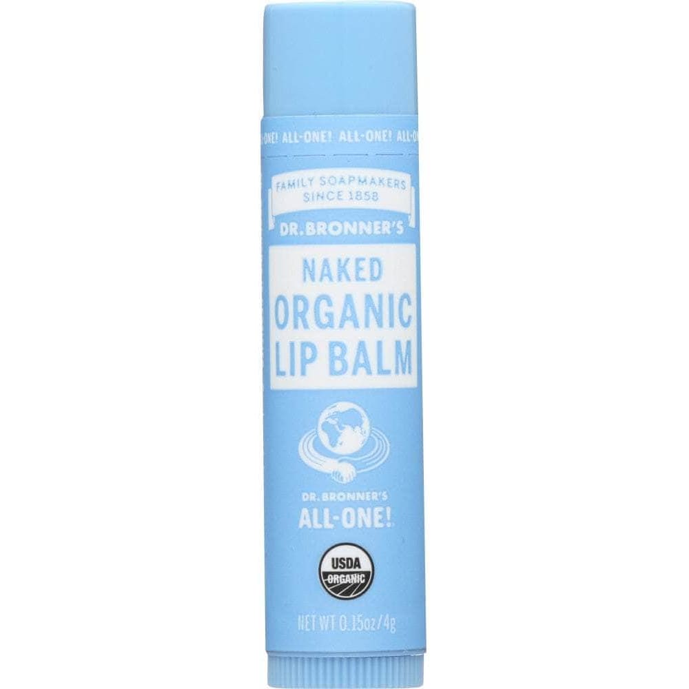 DR BRONNERS Beauty & Body Care > Skin Care > Lip Balm DR BRONNER'S: Organic Naked Lip Balm, 0.15 oz