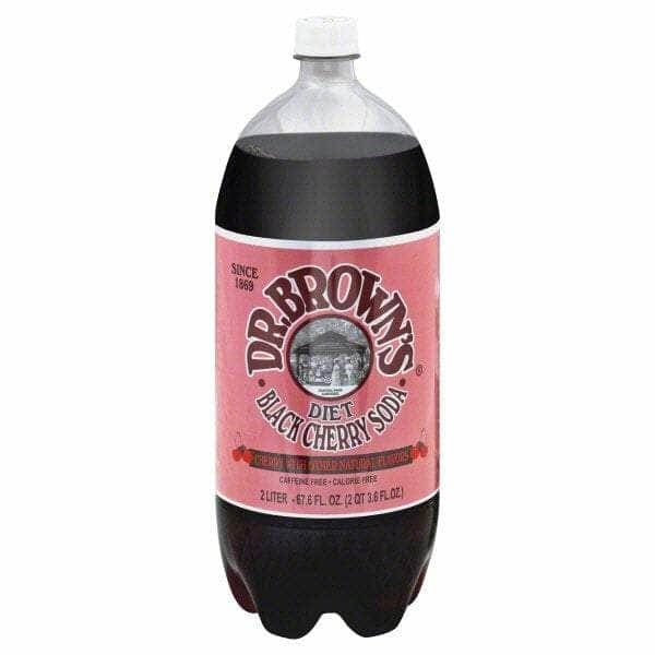 DR BROWNS DR BROWNS Diet Black Cherry Soda, 67.6 fo