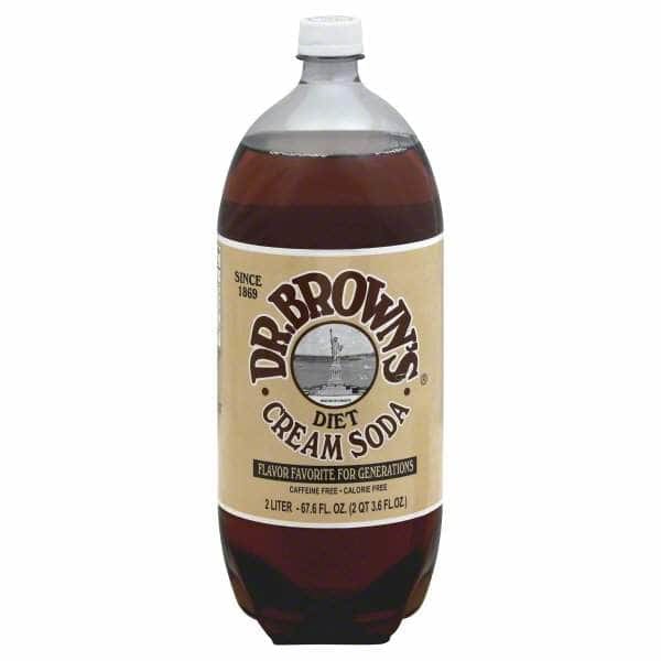 DR BROWNS DR BROWNS Diet Cream Soda 2Liter, 67.6 fo