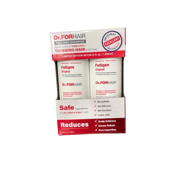 Dr. FORHAIR Folligen Original Shampoo 25.36 oz. (Pack of 2) - Dr. FORHAIR