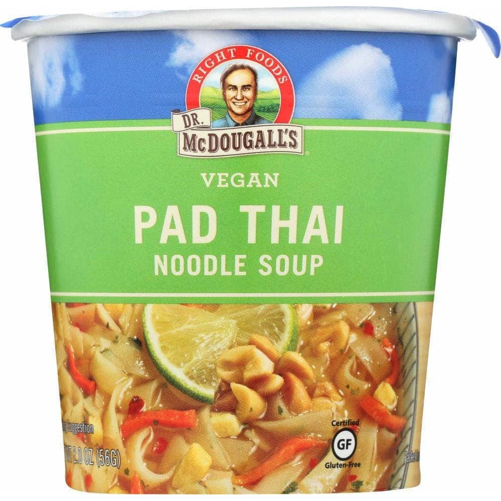 Dr Mcdougalls Dr Mcdougalls Big Cup Vegan Soup Pad Thai Noodle, 2 oz