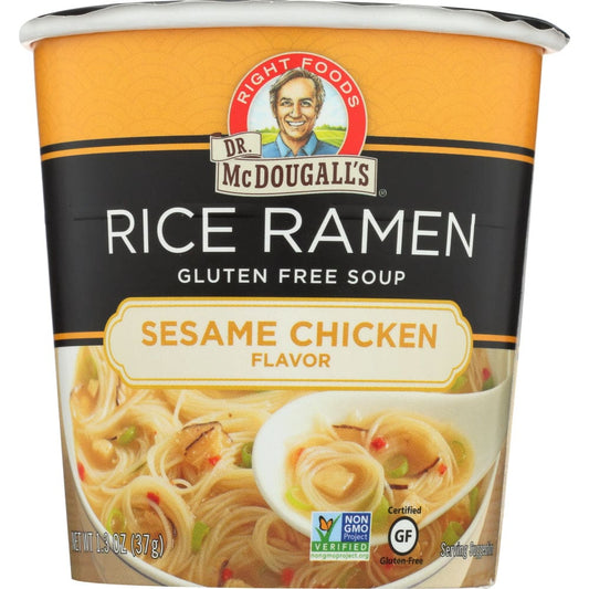 DR MCDOUGALLS: Rice Noodle Sesame Chicken 1.3 oz (Pack of 5) - Grocery > Soups & Stocks - DR MCDOUGALLS