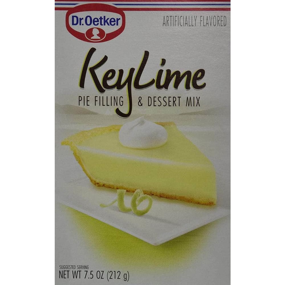 DR OETKER Grocery > Chocolate, Desserts and Sweets > Dessert Toppings DR OETKER Key Lime Pie Filling And Dessert Mix, 7.5 oz