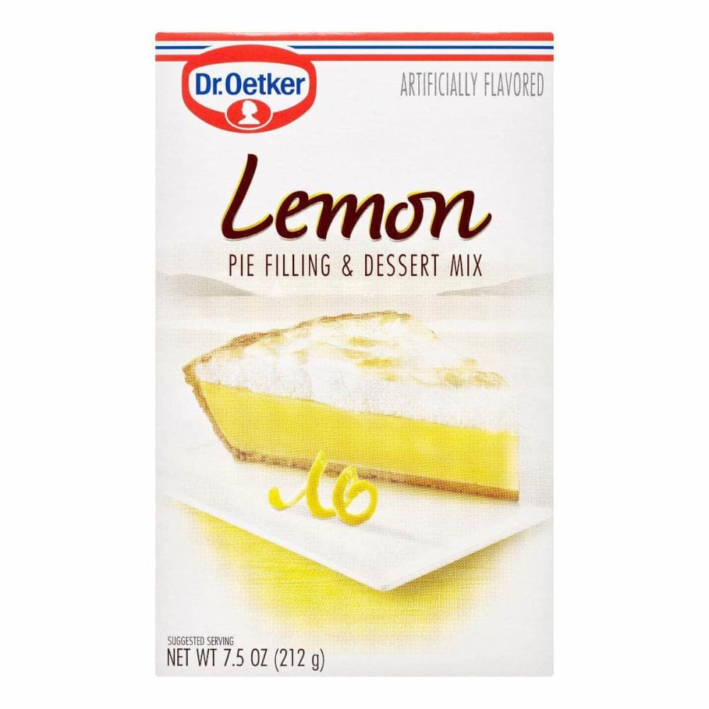 DR OETKER Dr Oetker Lemon Pie Filling & Dessert Mix, 7.5 Oz