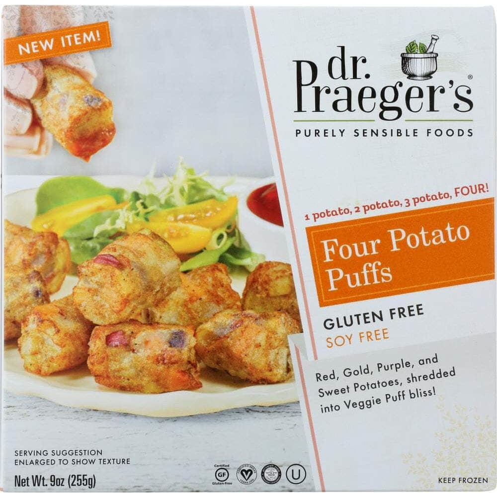 Dr Praegers Dr Praeger Four Potato Puffs, 9 oz