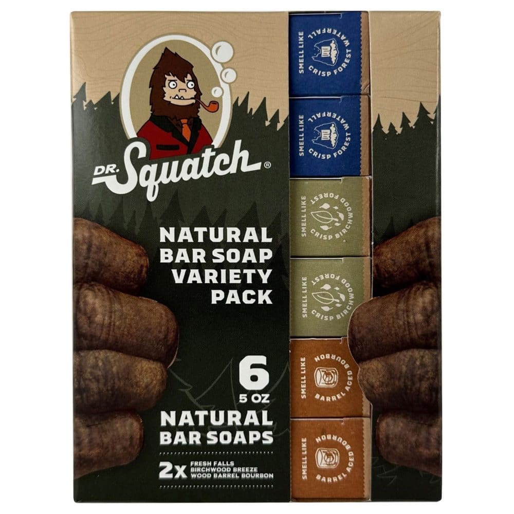 Dr. Squatch Natural Bar Soap Variety Pack (5.0 oz. 6 pk.) - New Items - Dr.