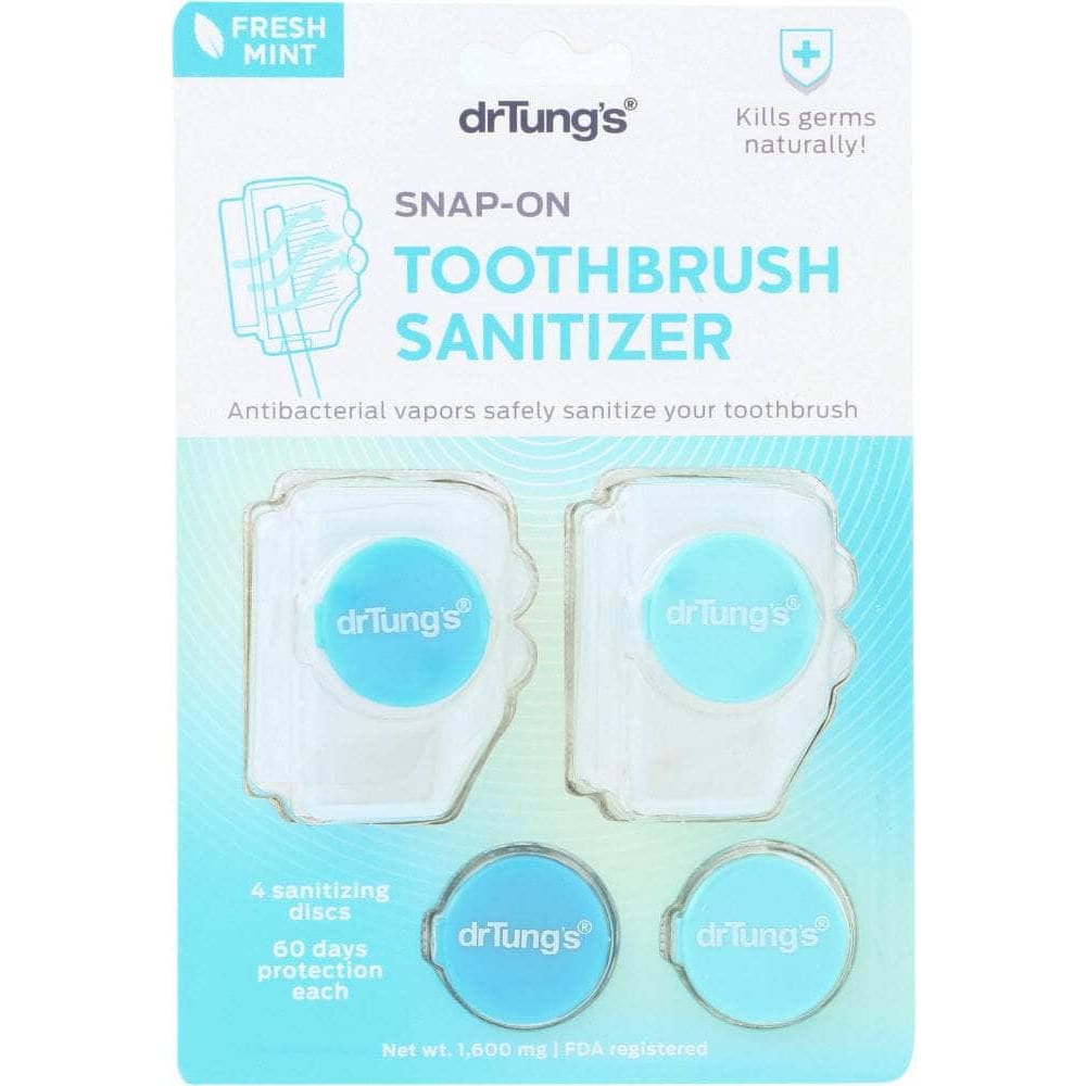 Dr Tungs Dr Tungs Snap-On Toothbrush Sanitizer, 2 pc