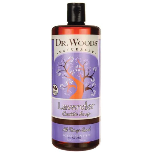 DR WOODS: Castile Soap Lavender 32 oz (Pack of 2) - Beauty & Body Care > Soap and Bath Preparations > Soap Liquid - DR WOODS