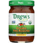 Drews Organics Drews All Natural Organic Double Fire Roasted Salsa, 12 oz