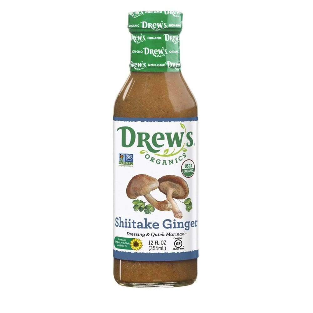 Drews Organics Drews Shiitake Ginger Organic Dressing, 12 oz