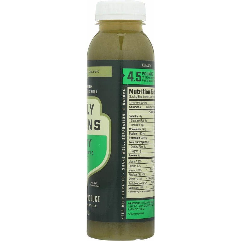 Daily Greens Drink Daily Greens Purity Pure & Simple Greens Cold Pressed Juice, 12 oz