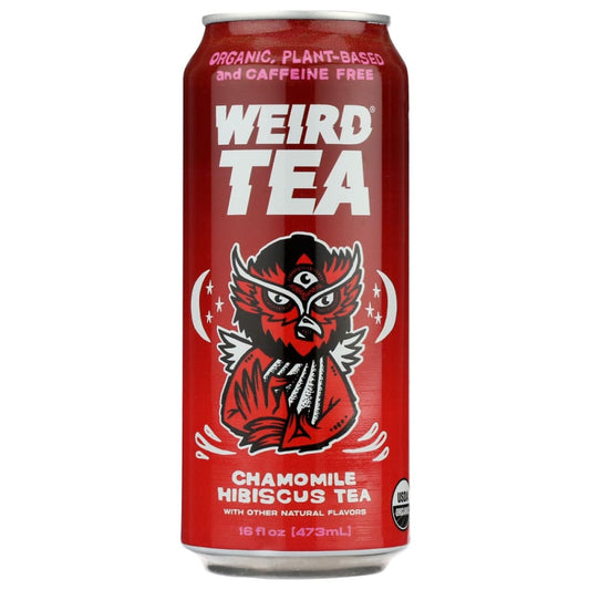DRINK WEIRD: Hibiscus Chamomile Tea 16 fo (Pack of 5) - Grocery > Beverages > Coffee Tea & Hot Cocoa - DRINK WEIRD